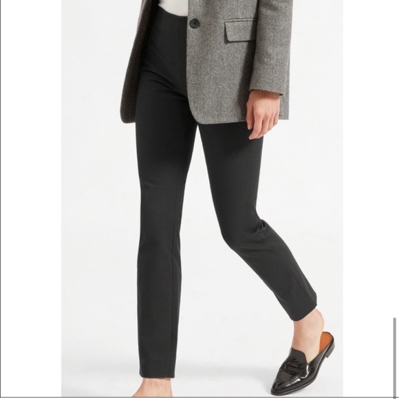 Everlane Dress Pants Side Zip Elastic Waist 4 CQ - Picture 2 of 11